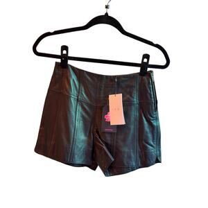 Leather Shorts Euro 32 / 0 NWT
